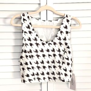 Jones NY SPORT Top, Sz 1X, Black and White, Stretch, Lined, MoistureWick, NEW!!!